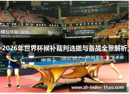 2026年世界杯候补裁判选拔与备战全景解析